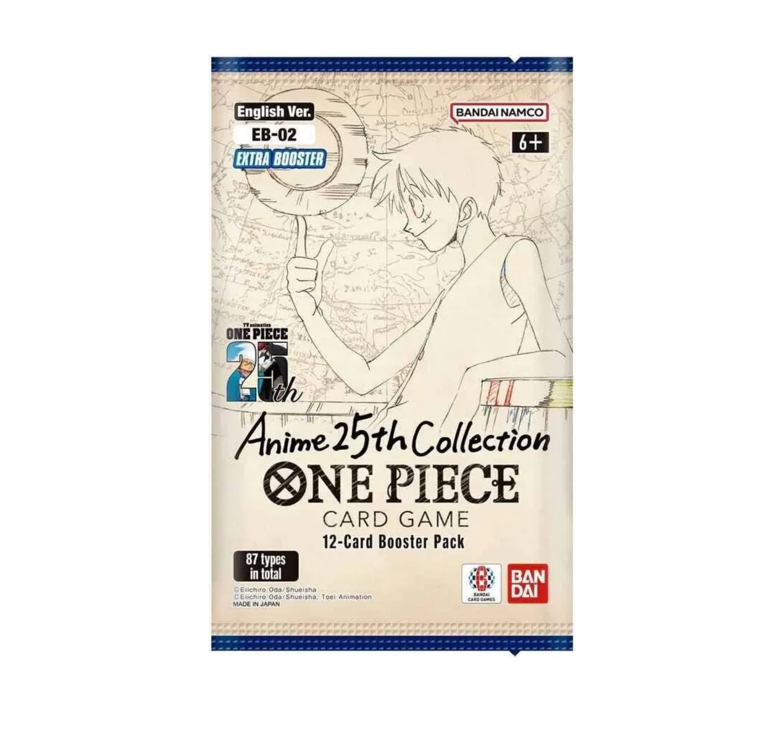 One Piece Card Game - Anime 25th Collection EB-02 Booster Pack