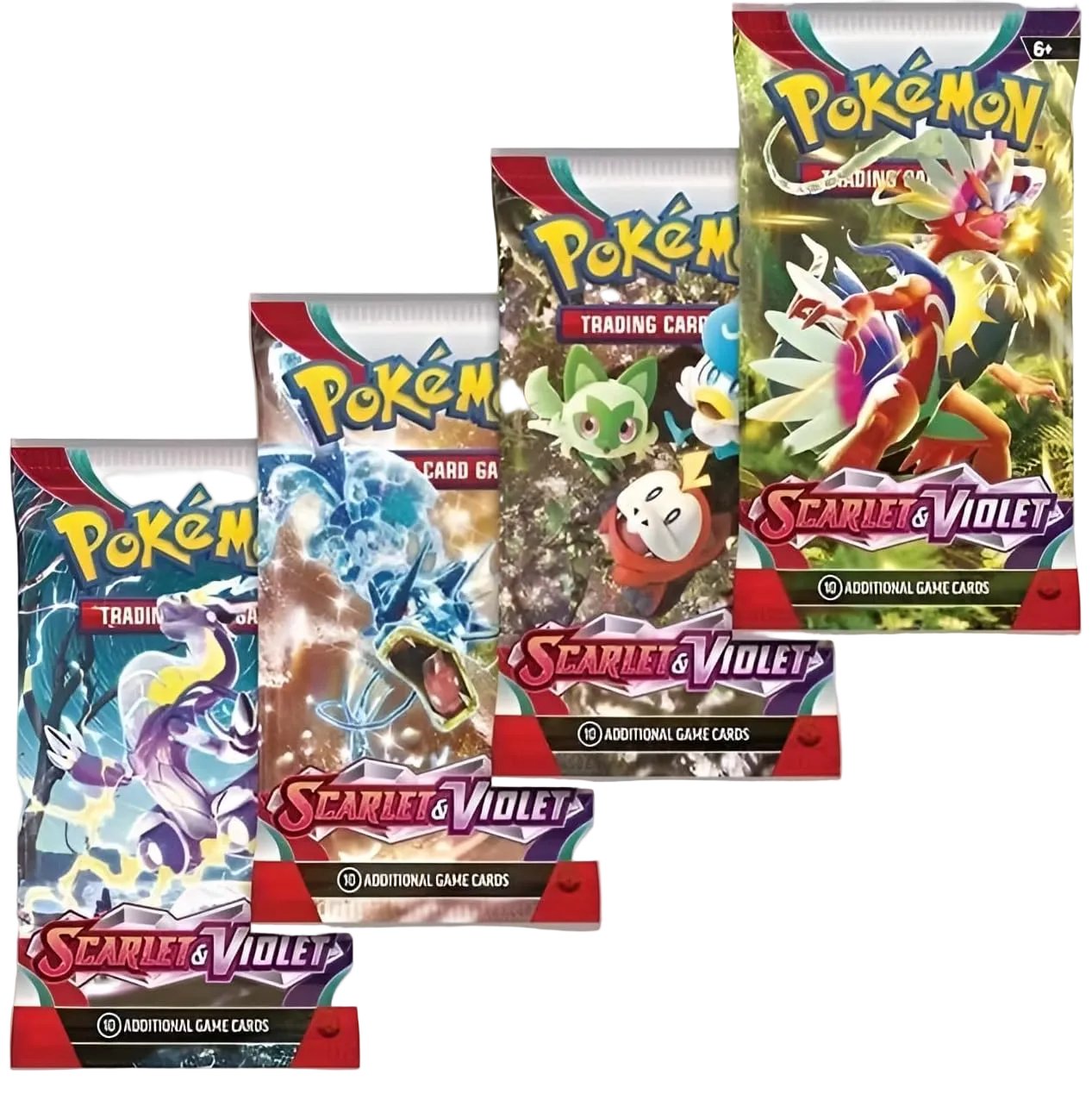 Pokemon TCG: Scarlet & Violet Base Set Art Set - 4 Booster Packs