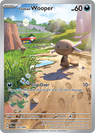 102/094 - Paldean Wooper (Illustration Rare)