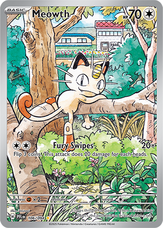 106/094 - Meowth (Illustration Rare)