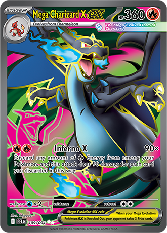 109/094 - Mega Charizard X Ex (Ultra Rare)