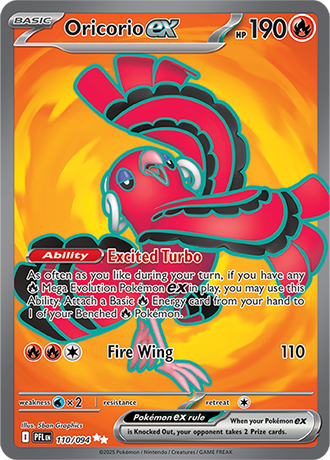 110/094 - Oricorio Ex (Ultra Rare)