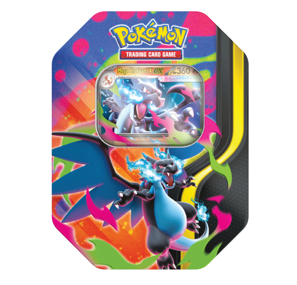 Pokemon TCG:: Mega Evolution - Charizard X EX Gift Tin