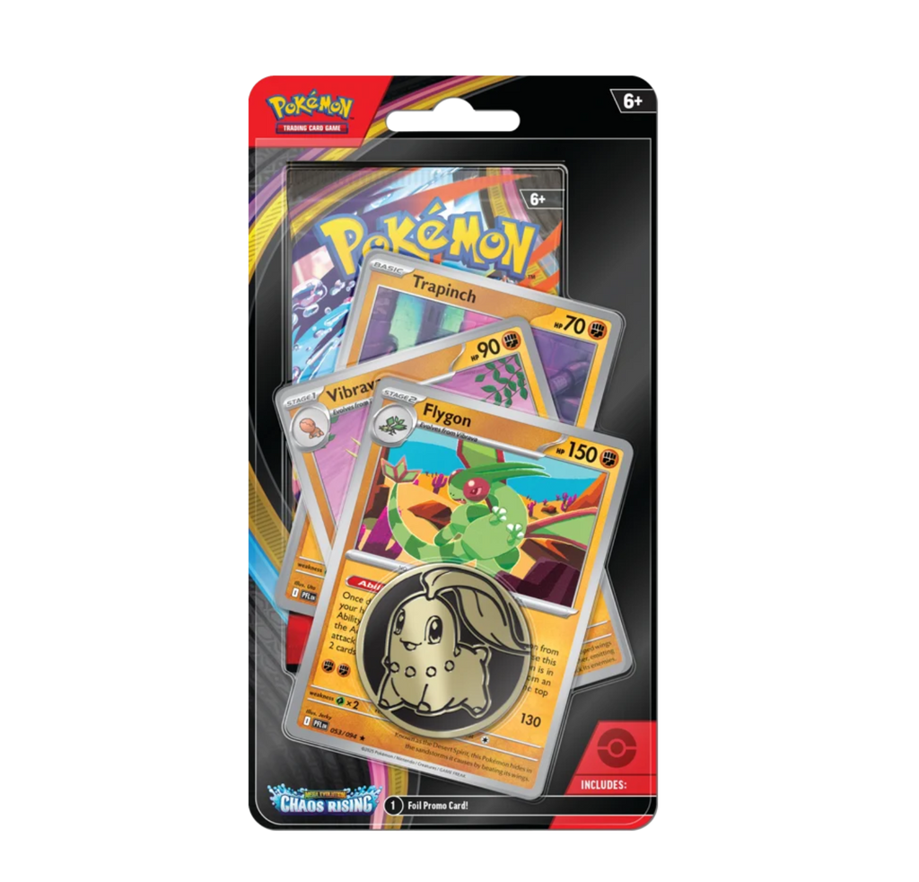 Pokemon TCG Mega Evolution Chaos Rising Premium Checklane Blister Flygon