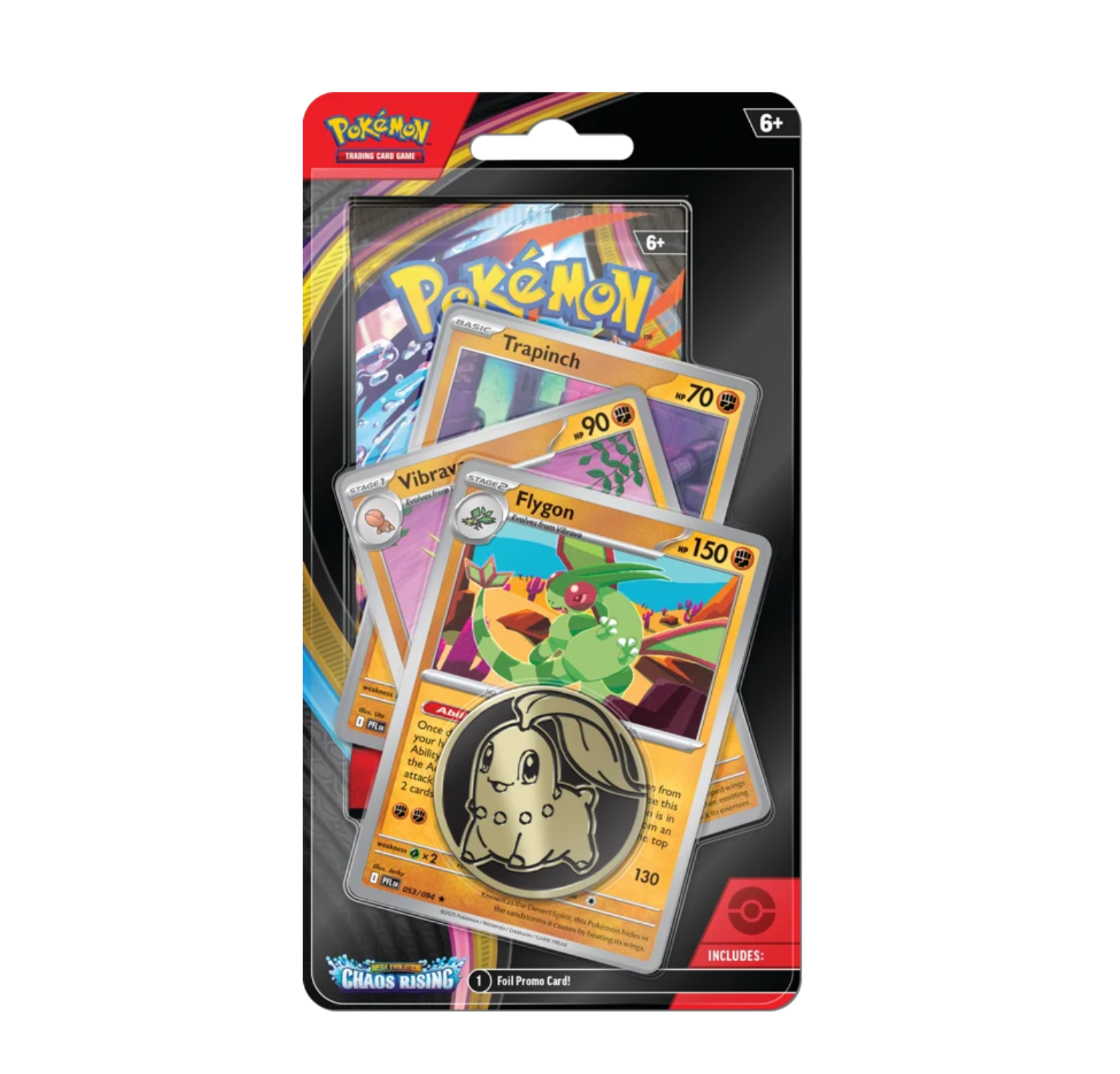 Pokemon TCG Mega Evolution Chaos Rising Premium Checklane Blister Flygon