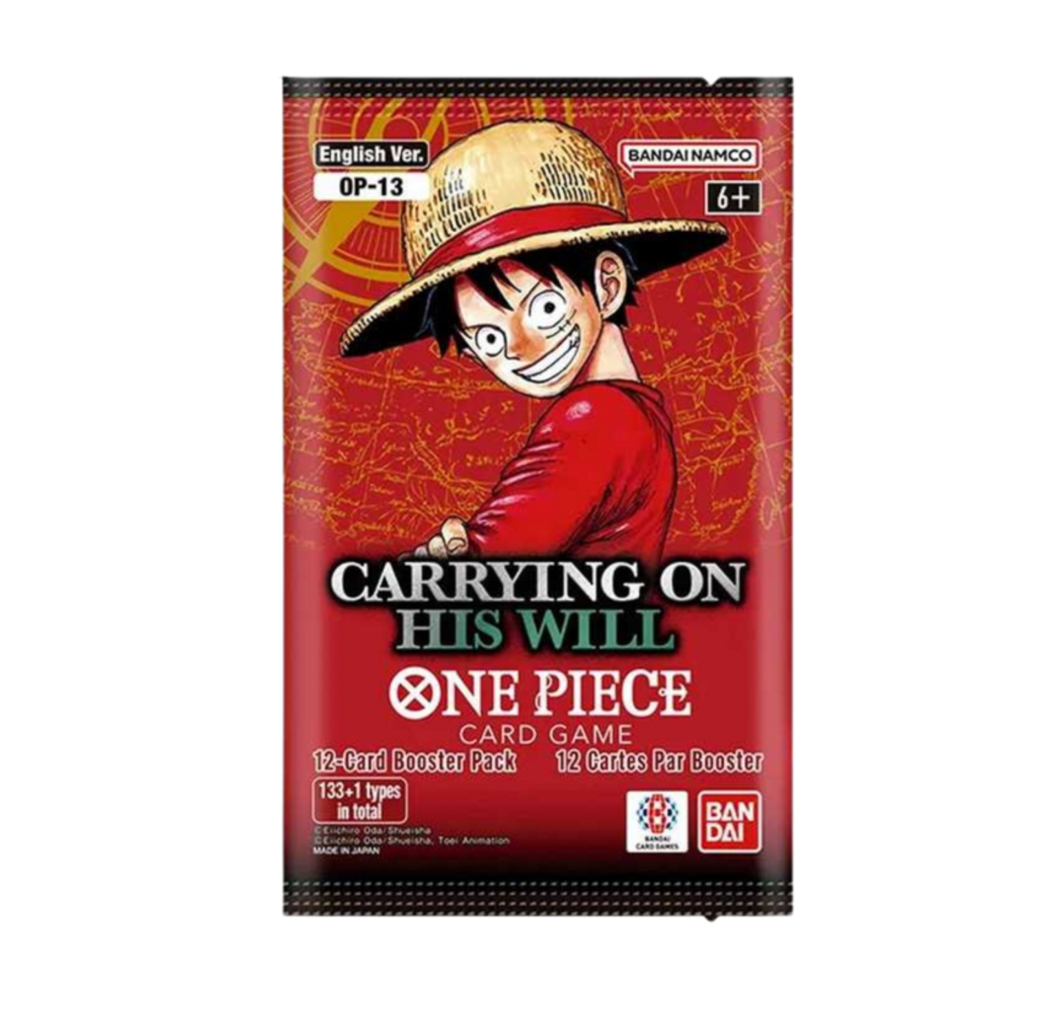 One Piece Card Game - Carrying on His Will OP-13 Booster Pack