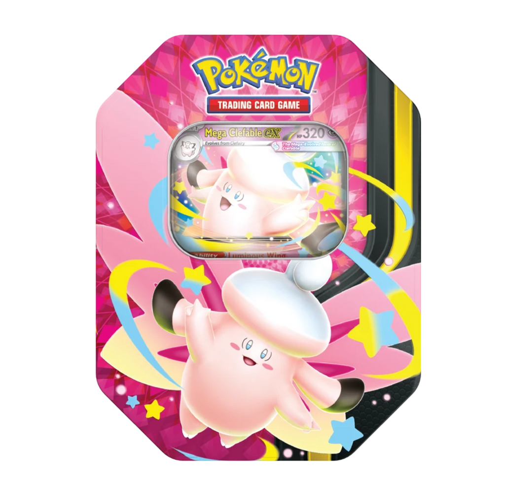 Pokemon TCG: Mega Moonlit Clefable ex Gift Tin