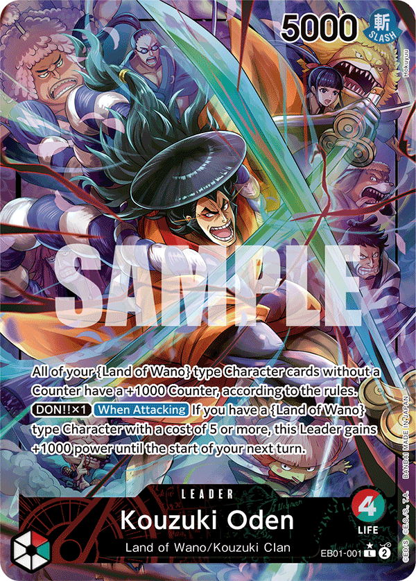 EB01-001 - Kouzuki Oden (Leader) (Alt Art)
