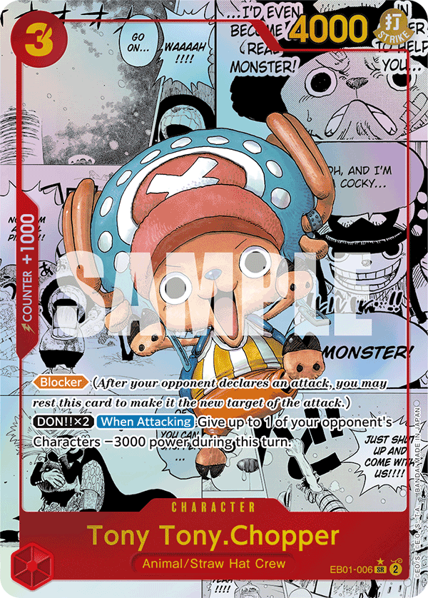 EB01-006 - Tony Tony.Chopper (SR) (Alt Art) (Manga Rare)