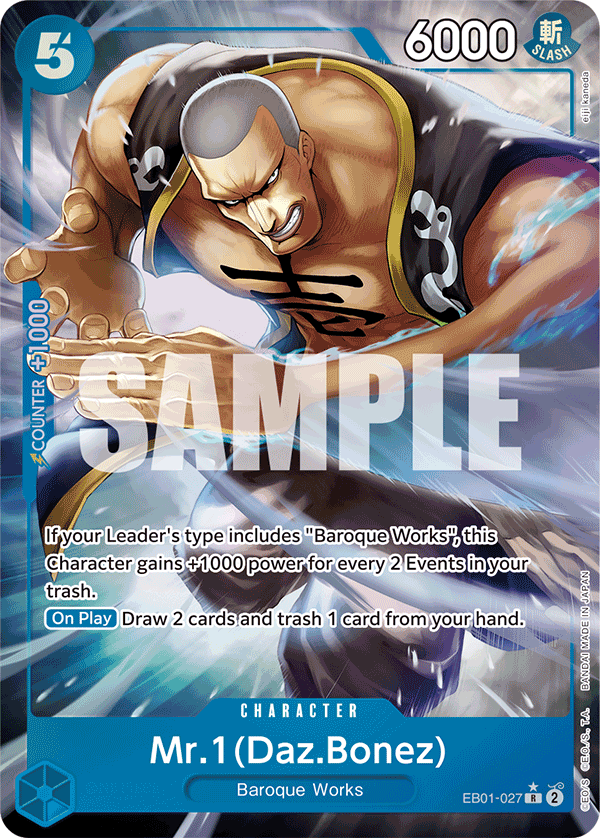 EB01-027 - Mr.1(Daz.Bonez) (Alt Art)