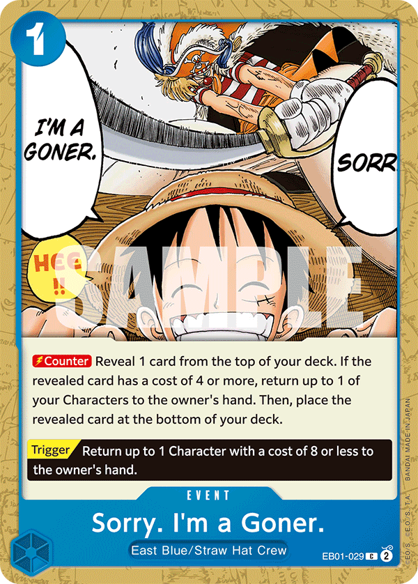 EB01-029 - Sorry. I'm a Goner.