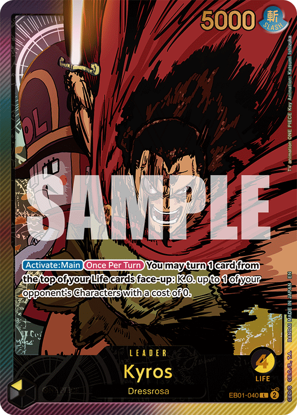 EB01-040 - Kyros (Leader) (Alt Art) (Special)