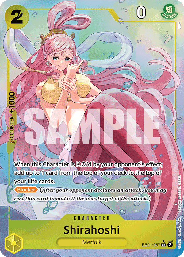 EB01-057 - Shirahoshi (SR) (Alt Art)