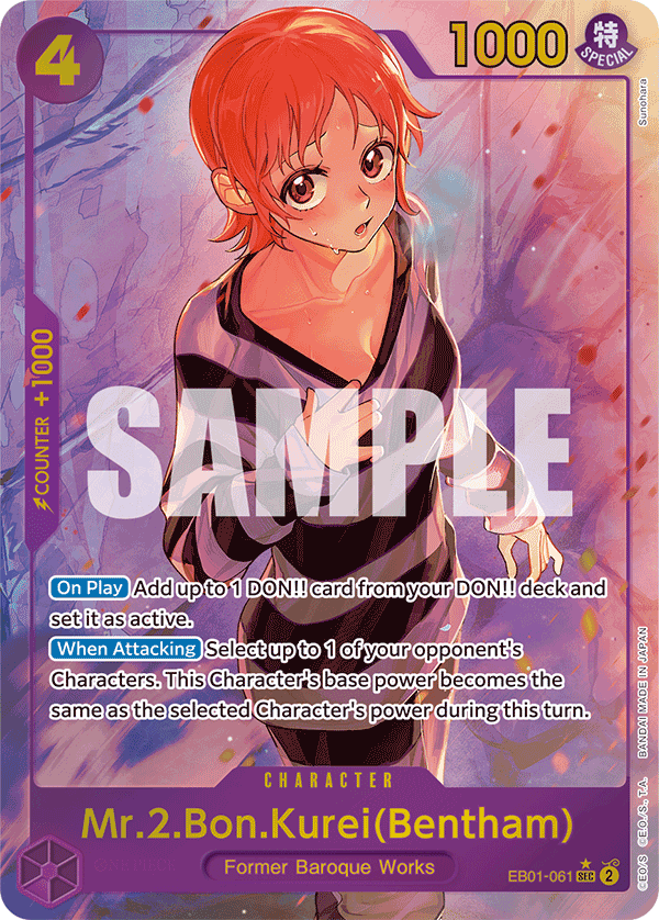 EB01-061 - Mr.2.Bon.Kurei(Bentham) (SEC) (Alt Art)