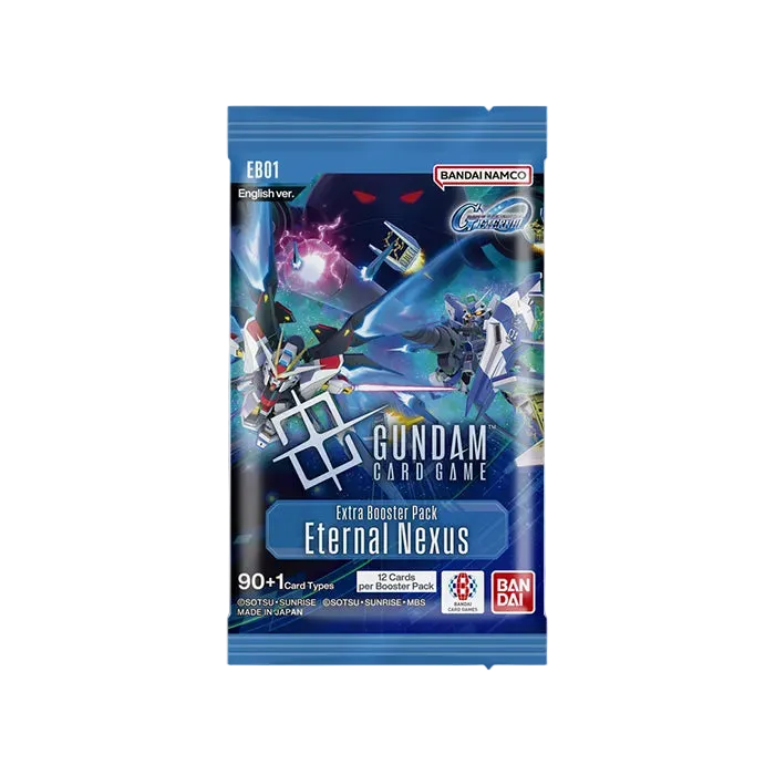 Gundam Card Game - EB01 Eternal Nexus Booster Pack (12 Cards)
