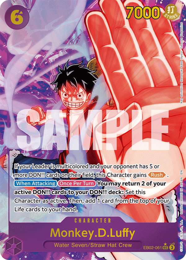EB02-061 - Monkey.D.Luffy (SEC) (Alt Art)