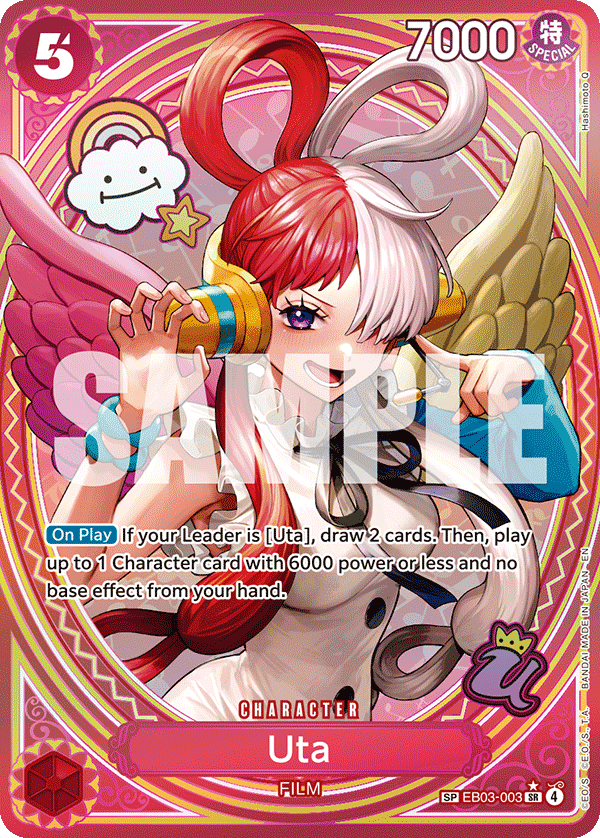 EB03-003 - Uta (SR) (Alt Art) (Special Card)
