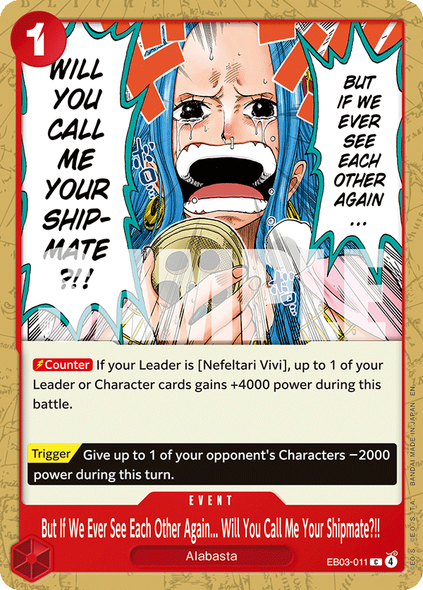 EB03-011 - But If We Ever See Each Other Again... Will You Call Me Your Shipmate?!!