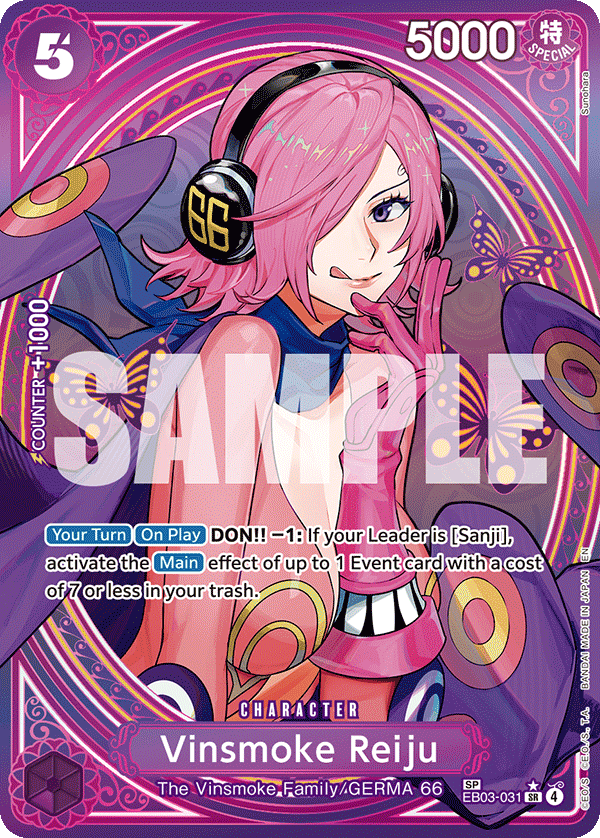EB03-031 - Vinsmoke Reiju (SR) (Alt Art) (Special Card)