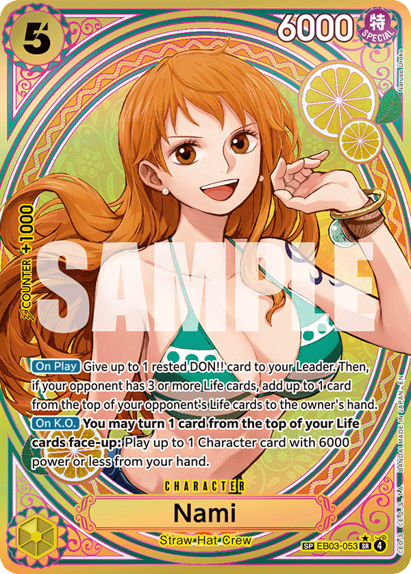 EB03-053 - Nami (SR) (Alt Art) (Special Card)