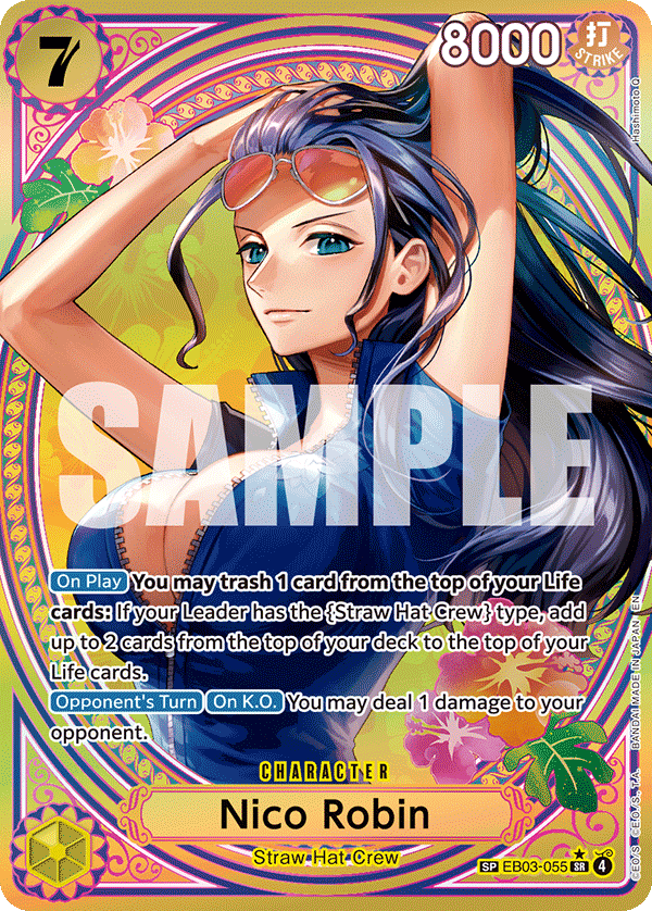 EB03-055 - Nico Robin (SR) (Alt Art) (Special Card)