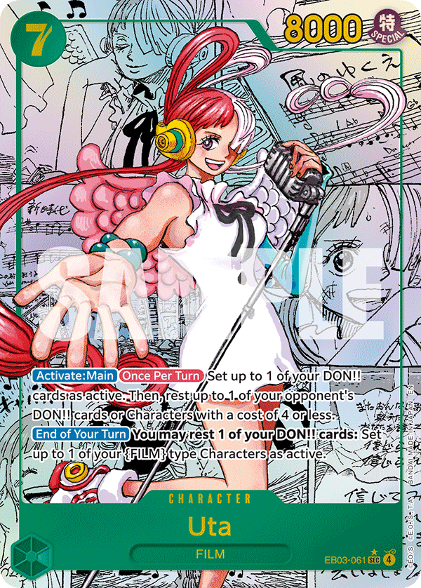 EB03-061 - Uta (SEC) (Alt Art) (Manga Rare)