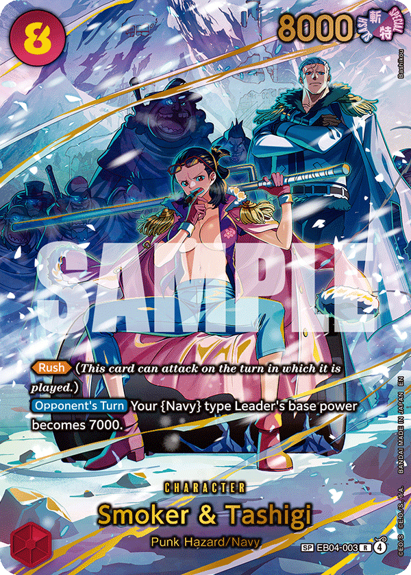 EB04-003 - Smoker & Tashigi (Alt Art) (Special Card)