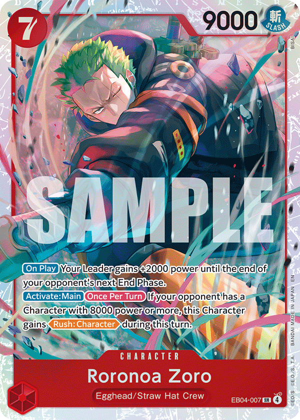 EB04-007 - Roronoa Zoro (SR)