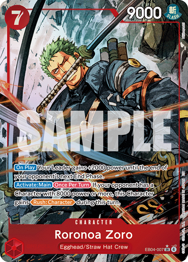EB04-007 - Roronoa Zoro (SR) (Alt Art)