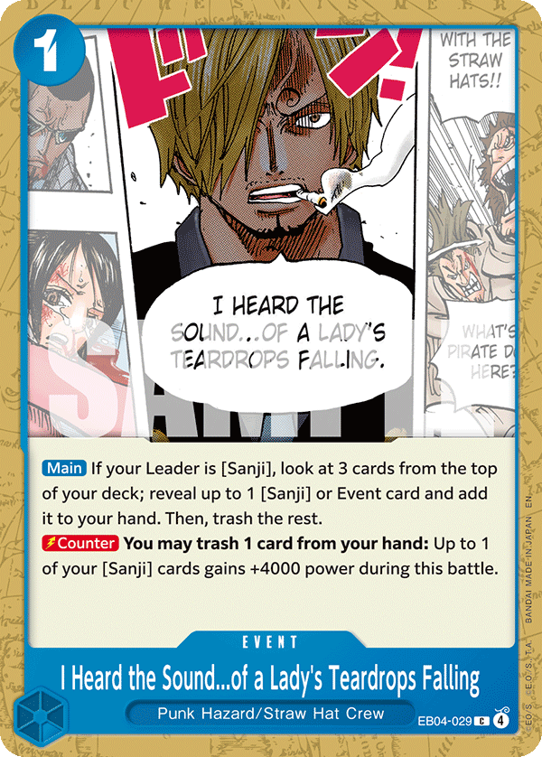 EB04-029 - I Heard the Sound...of a Lady's Teardrops Falling