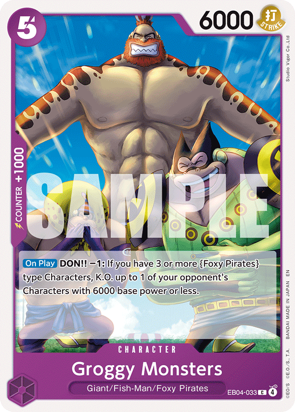 EB04-033 - Groggy Monsters