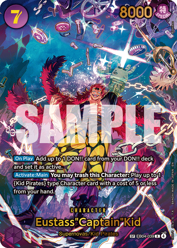 EB04-039 - Eustass"Captain"Kid (Alt Art) (Special)