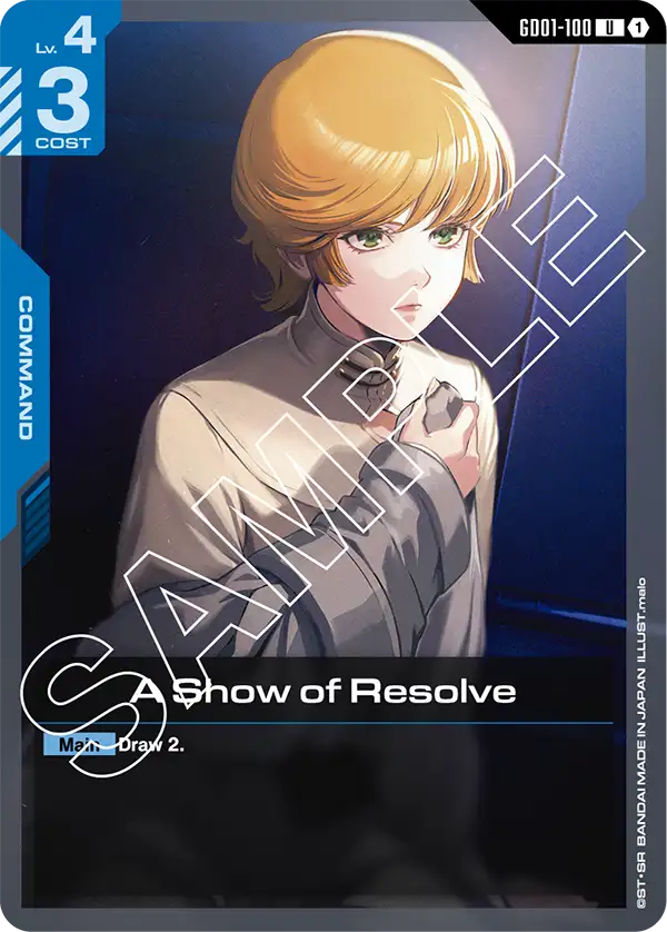 GD01-100 - A Show of Resolve