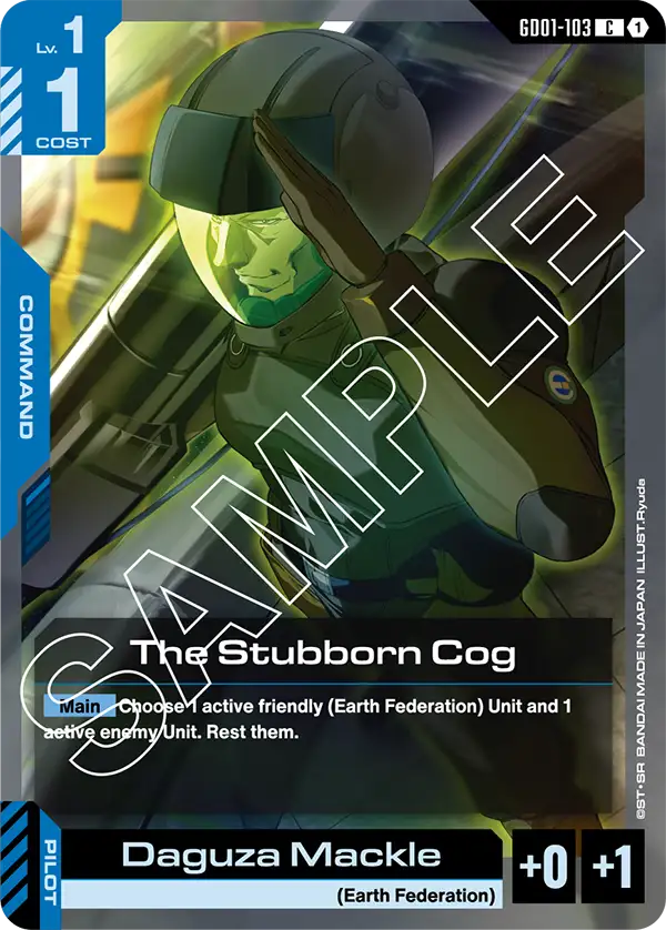 GD01-103 - The Stubborn Cog