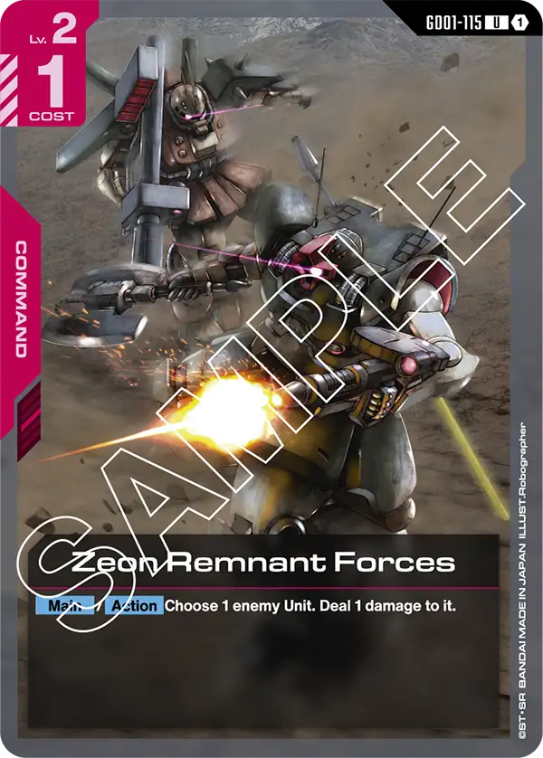 GD01-115 - Zeon Remnant Forces