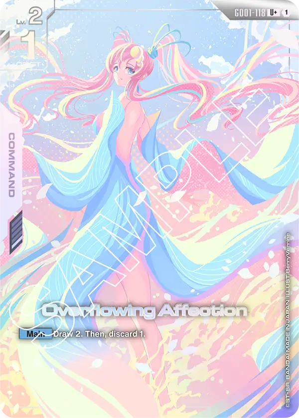 GD01-118 - Overflowing Affection (U+) (Alt Art)