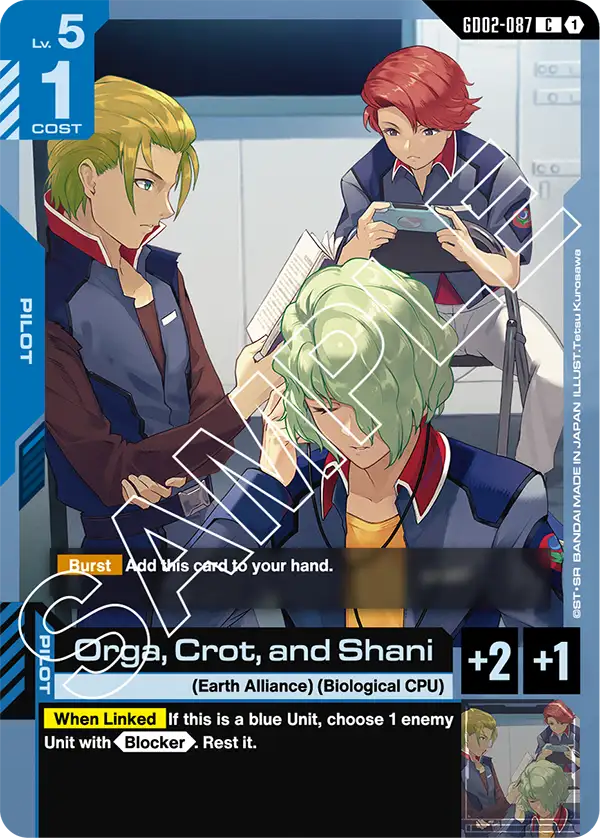 GD02-087 - Orga, Crot, and Shani