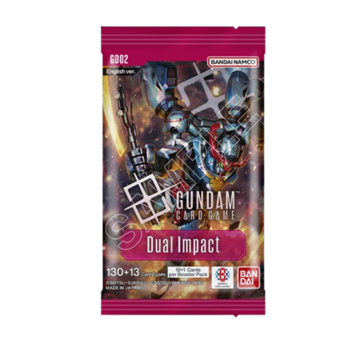 Gundam Card Game - Dual Impact Booster Pack (12 Cards)