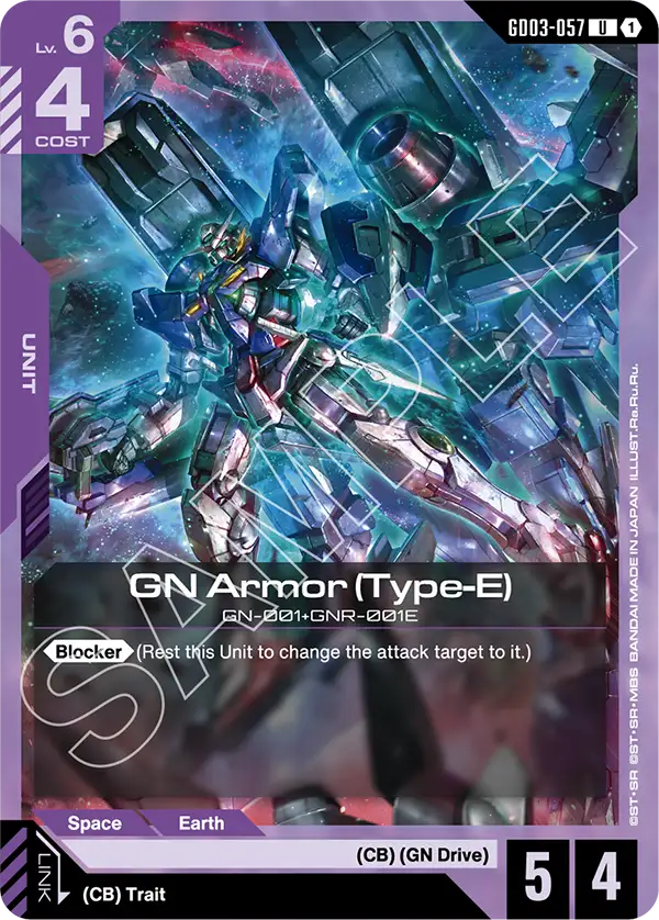GD03-057 - GN Armor (Type-E)
