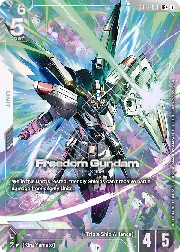 GD03-070 - Freedom Gundam (LR+) (Alt Art)
