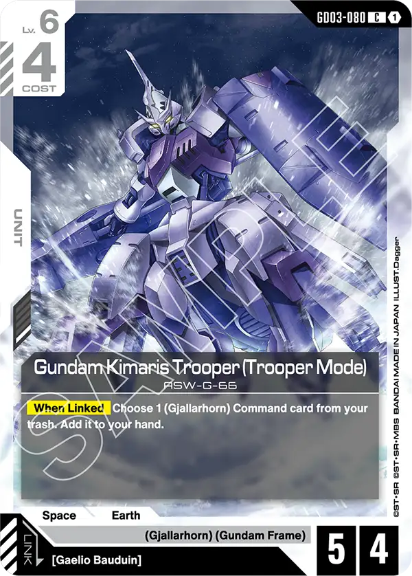 GD03-080 - Gundam Kimaris Trooper (Trooper Mode)