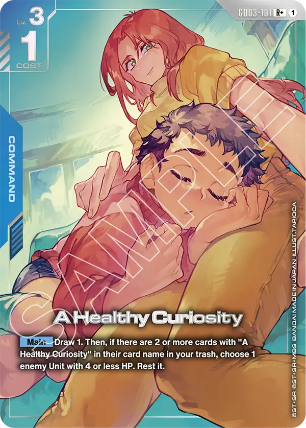 GD03-101 - A Healthy Curiosity (R+) (Alt Art)