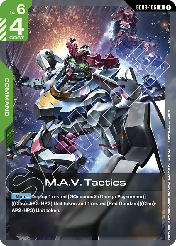 GD03-106 - M.A.V. Tactics