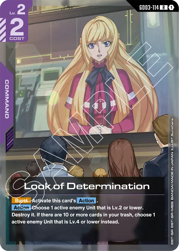 GD03-114 - Look of Determination (R)