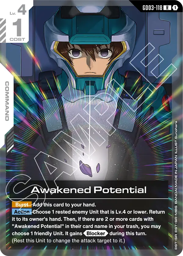 GD03-118 - Awakened Potential (R)