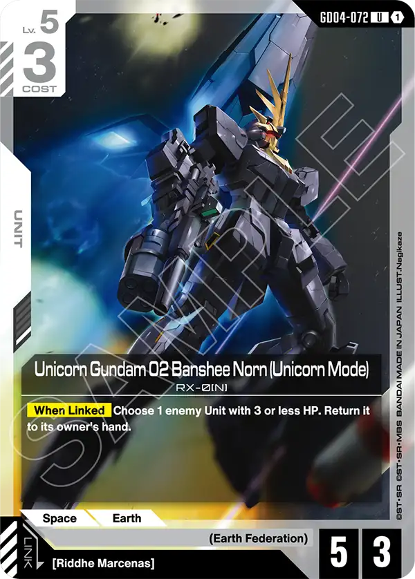 GD04-072 - Unicorn Gundam 02 Banshee Norn (Unicorn Mode)