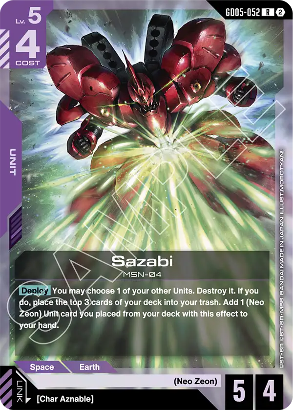 GD05-052 - Sazabi (R)
