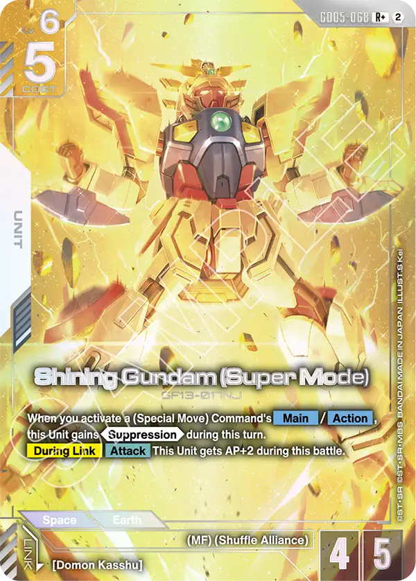 GD05-068 - Shining Gundam (Super Mode) (R+)