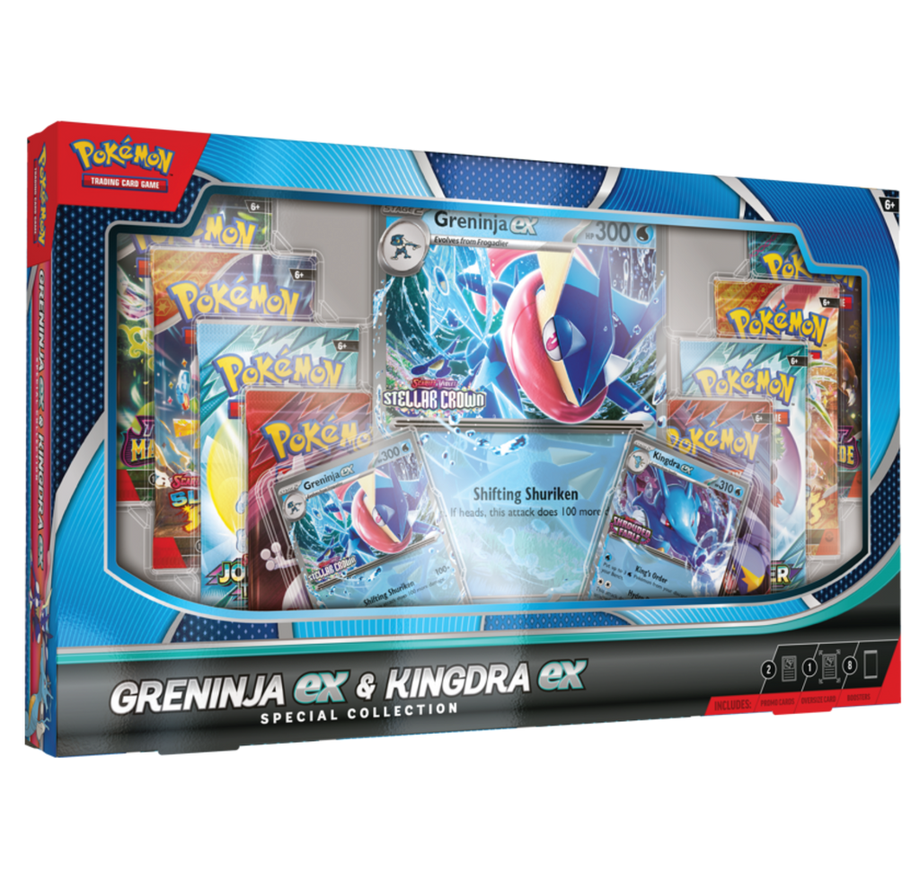 Pokemon TCG: Greninja EX & Kingdra EX Special Collection Box