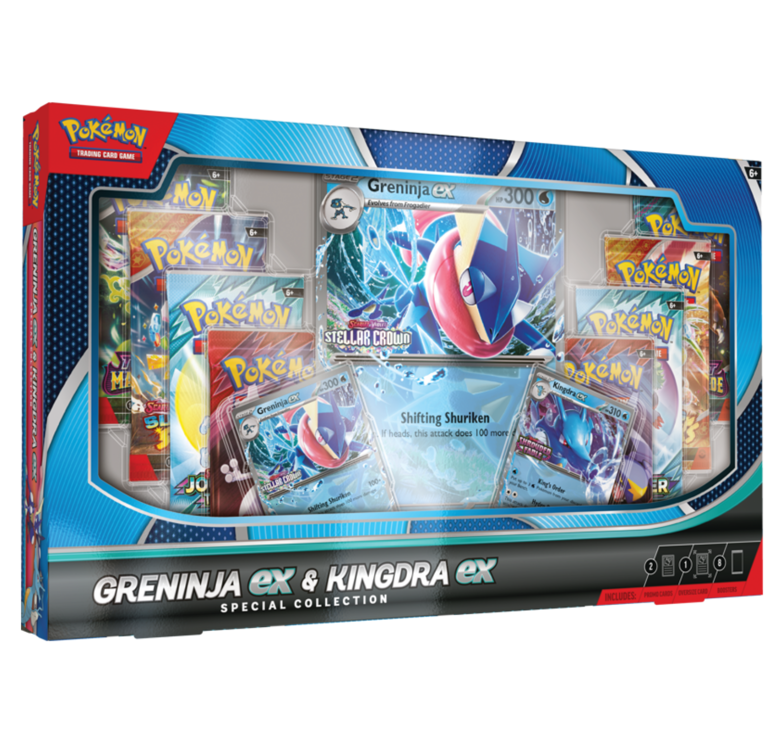 Pokemon TCG: Greninja / Kingdra EX Special Collection Box